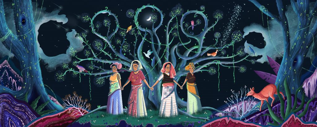 Ecofeminism - Chipko Andolan - 45th Anniversary Google Doodle